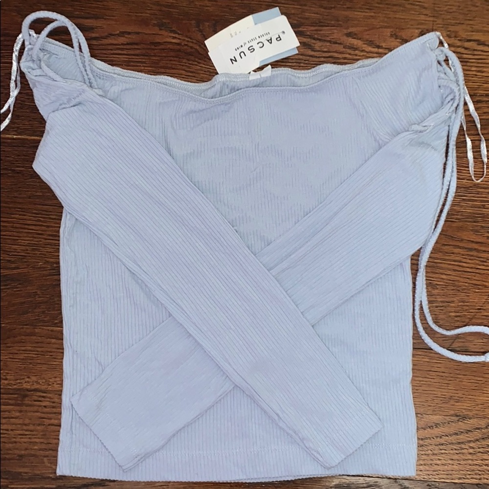Pacsun light blue long sleeve